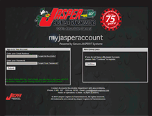 Tablet Screenshot of myjasperaccount.com